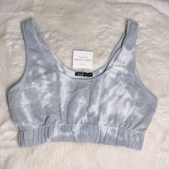 NWT✨Zara 100% cotton lounge top US Med - Picture 1 of 2